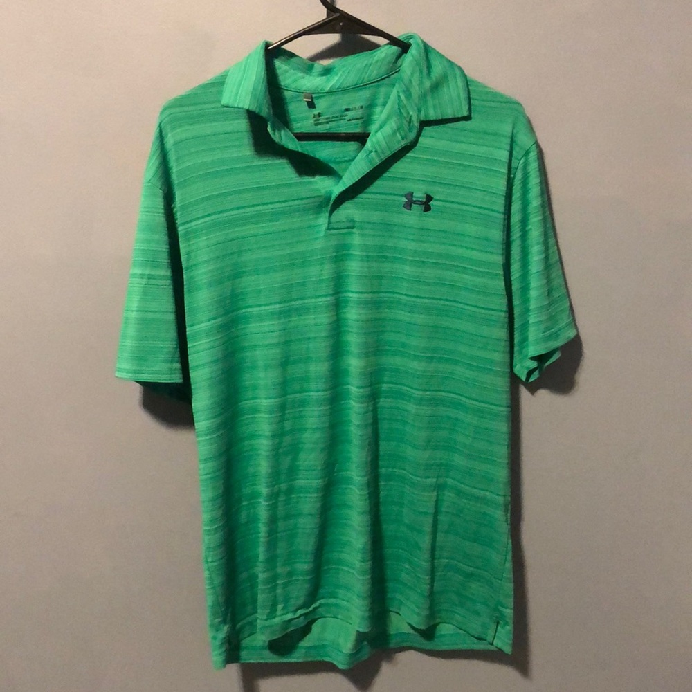 Green under armor polo - Picture 1 of 3